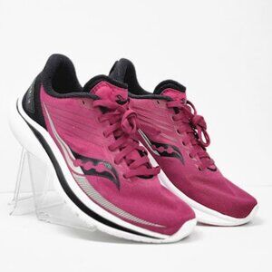 SAUCONY Kinvara 12 Women’s Running Shoes Size 8 Cherry silver Size 8 EUC